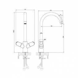 Смеситель для кухни IDDIS Funk FUNSBJ0i05