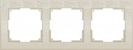 Рамка на 3 поста (слоновая кость) W0032303 Werkel